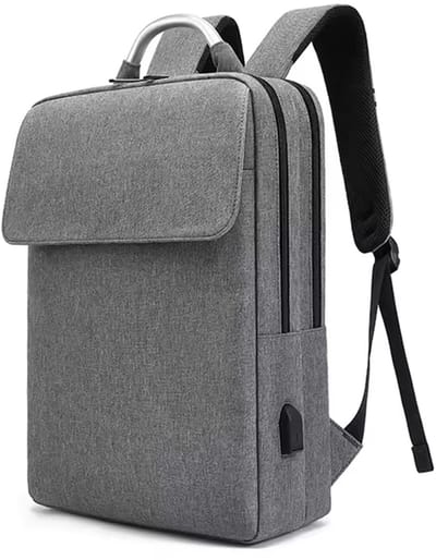 KZQ Waterdichte Laptop Rugzak In Zwart - Zakelijke Computer Tas Met Usb Oplaadpoort - Geschikt Voor 15 Inch Laptop - Voor Heren En Dames Op Zakenreis En Kantoor