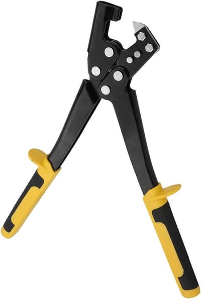 Dailygoods- Ponstang Lichte Stalen Kiel - Antisliphandvat - Handgreep Crimper - Decoratieplafond - Eenvoudige Bediening - Hoogwaardige Staalkwaliteit - Tang
