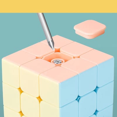 Puzzel Kubus - Draai Puzzel Dobbelsteen - Intelligentie Trainen - Glad Zonder Stickers - 5.5 cm 3x3x3 - Macaron Pastel