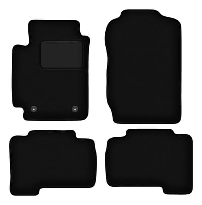 Zwarte veloursmatten voor: Suzuki Grand Vitara II 5-deurs (2005-2014)