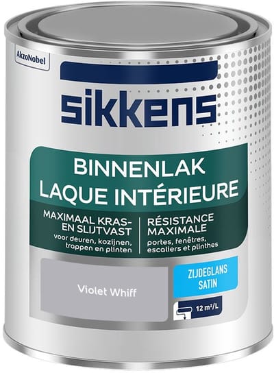 Sikkens - Binnenlak Zijdeglans - Violet Whiff - Mengverf - 750 Ml