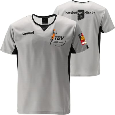 Spalding Offizielles Tbv Referee T-shirt Grijs