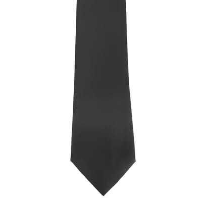 Premier Herensatineband (smal blad) (pakje van 2) (Donkergrijs)