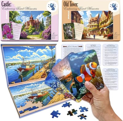 Puzzel 100 Stukjes met Grote Stukken voor Senioren - Dementie & Alzheimer Activiteit