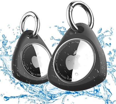 Waterdichte en schokbestendige TPU beschermhoes met sleutelhanger voor elektronische tracker – 360°-bescherming