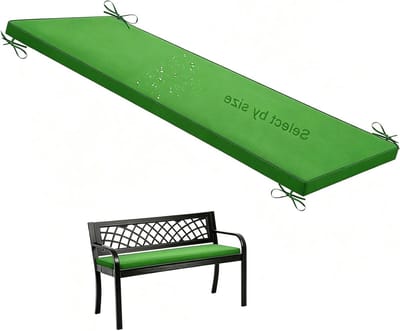 Bankkussen Buiten - Tuinkussen Zitkussen - Comfortabel Zitten - Waterafstotend Polyester - 150x60 cm - Groen