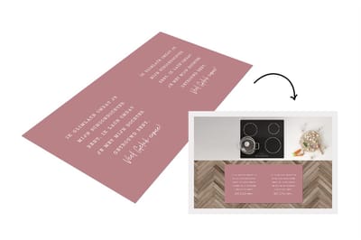 Keukenloper - Loper keuken - Familie - Dochter - Quotes - 120x60 cm - Keukenloper vinyl