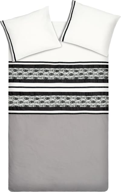 Beddinghouse Katherine Dekbedovertrek - Tweepersoons - 200x200/220 cm - Grey