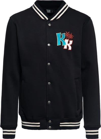 King Kerosin Tiki Surfers -collegesweatjack, zwart
