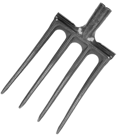 Dailygoods- Tuinvork Robuust Gereedschap - Graafvork - Tuingraafvork - Hoog Koolstofstaal - Praktische Tuinuitrusting - Efficiënt voor Tuingrond - Spitvork