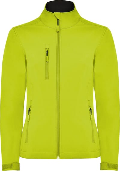 Roly Women´s Nebraska Softshell Jacket RY6437 - Lime Punch 235 - 3XL