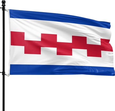 VlagDirect - Renswoude vlag - Gemeente Renswoude vlag - 90 x 150 cm.