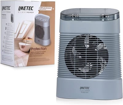 Stille Badkamer Ventilator 2100W met Timer en Thermostaat | Veilig Verwarmen