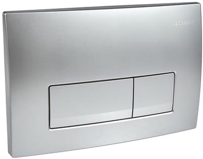 Mat Chroom Bedieningsplaat voor Delta51 Toiletten