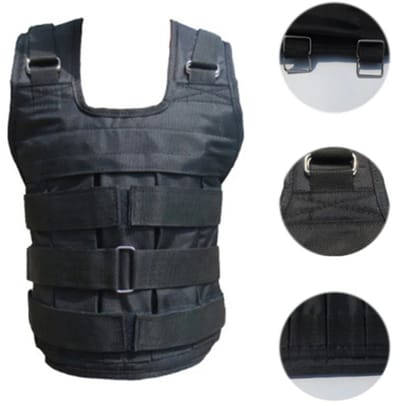Zolara Gewichtsvest - Verzwaard vest - Trainingsvest - Zwart
