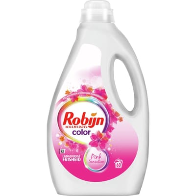 ROBIJN Vloeibaar wasmiddel voor gekleurde was 60 wasbeurten 3 L Pink Sensation