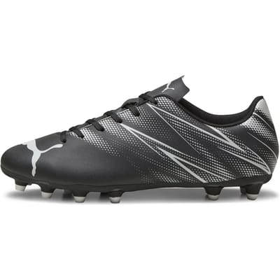 PUMA ATTACANTO FG/AG Heren Sportschoenen - PUMA Black-Silver Mist - Maat 44.5