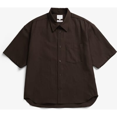 Ulriken Oversized Cotton Linnen Twill ss Shirt