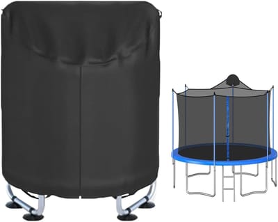 Trampoline Top Cover - Trampoline Beschermhoes - Bescherming Buiten - Waterdicht Oxford Doek - 145x145cm - Zwart