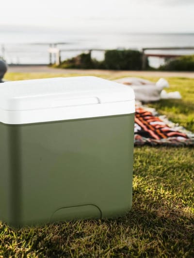 Draagbare Koelbox - Mini Koelbox - Boodschappen Koelen - Drielaagse Isolatie - 15 Liter - Legergroen