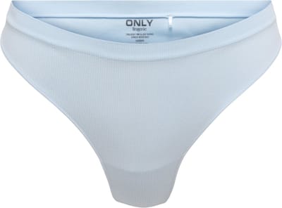ONLY dames 3P microfiber strings vicky rib grijs