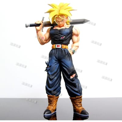 JJ Studio Koffers Model Dragon Ball Z Zwaard Stijl Verwisselbare Twee Hoofden PVC 34cm/13.39Inch Anime Verzamelaar Model Cadeau Deco No box