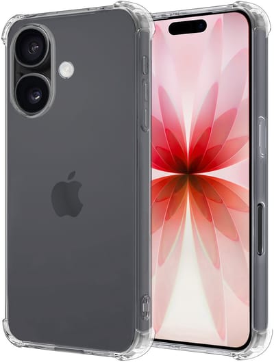 Hoesje - Geschikt voor Apple iPhone 17 - Sterk & Shockproof - Siliconen Case - Back Cover - Telefoon Hoes Shock Proof - Transparant