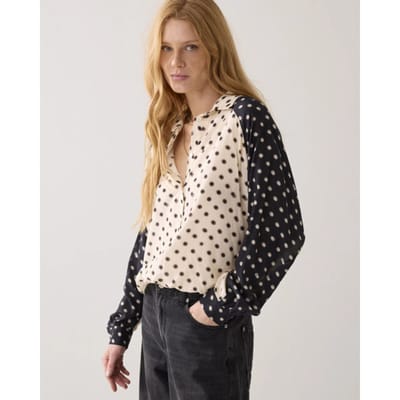 Summum 2s3456-12390 122 top blury dots ivory