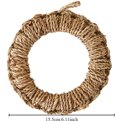 Handgeweven Natuurlijk Watergras Zeewier Potmat Kommat Isolatiemat Bureau Hittebestendige Mat Huis Bureau Dienbladmat beige