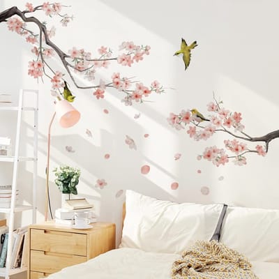 Dailygoods- Muurstickers Kersenbloesem - Wanddecoratie Kinderen