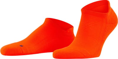 FALKE Cool Kick kort eenkleurig functioneel materiaal sneakersokken enkelsokken unisex orange - maat 46-48