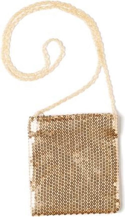 Tasje pailletten goud