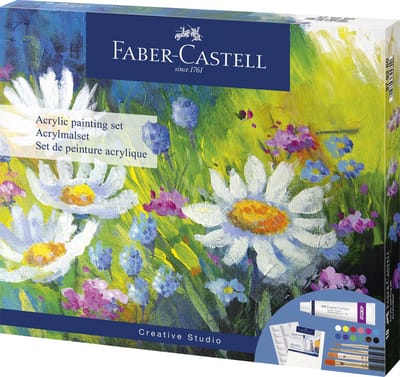Faber-Castell acrylverfset - 18-delig - FC-379280