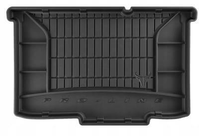 Premium Rubber Kofferbakmat met Organizer Functie – Geschikt voor OPEL Corsa D Hatchback (2006-2014) – Onderste Laadvloer – TPE – Anti-slip – Hoge Rand (5cm)