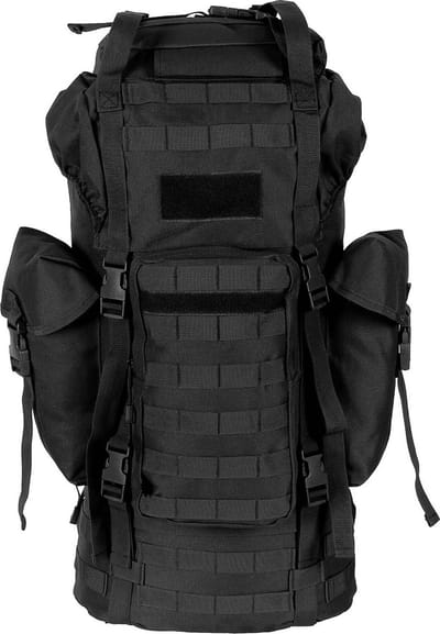 MFH Bundeswehr Molle Combat-rugzak, 65l, aluminium frame, zwart