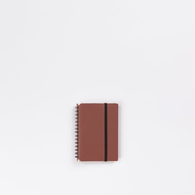 Vacavaliente - Notitieboek A6 - Gerecycled Leer - Bruin