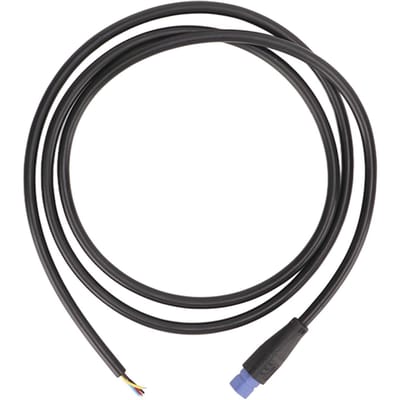 Câble d'extension pour vélo électrique 4 broches mâle Câble d'extension stable pour vélos électriques Modification de batterie au lithium black