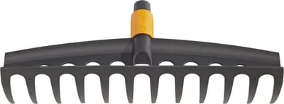 Fiskars Quikfit Hark - Grashark Opzetstuk - Tuingereedschap - Gehard Staal