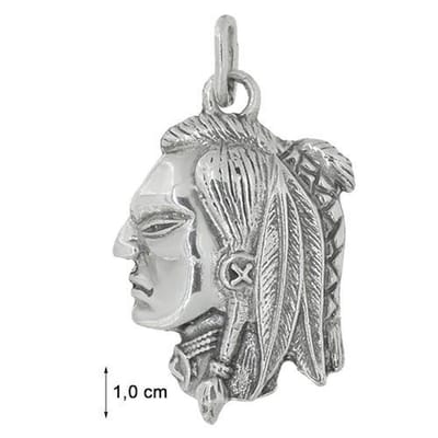 Blinx Jewels Zilveren Hanger Indiaan