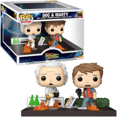 Zurück in die Zukunft Doc & Marty (Pop! Moment) vinylfiguur 1846 Unisex Funko Pop! - Neutraal - Standard