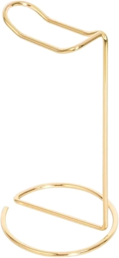 Hoofdtelefoonstandaard - Headsethouder Metaal - Bureau Organisatie - Stevige Anti-slip Basis - 23 cm - Goud