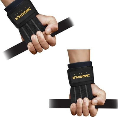1 Paar Gewichthefriemen, Verstevigde Polsbanden voor Krachttraining, Fitness en Gym, Unisex voor Mannen en Vrouwen