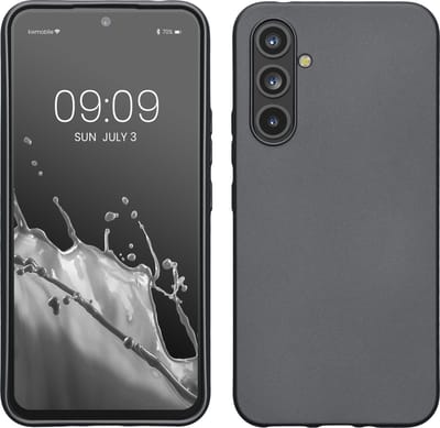 kwmobile telefoonhoesje geschikt voor Samsung Galaxy A54 5G - Hoesje voor smartphone - Back cover in metallic grijs