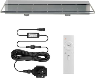 ExcelValley - Acryl waterval Overlaat Waterkering 135mm 5.3" voor Zwembad, Spa of Vijver [Led:Ja | 30 cm - 11,81"]