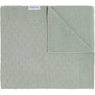 Baby's Only Gebreide ledikantdeken - Baby deken Mood - Dekentje voor jongens en meisjes - Laurel Green - 100x135 cm