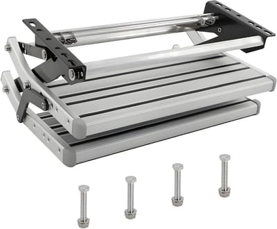 RV Camper Trap - Camper Opstap - Veilig Instappen - Antislip Ontwerp - Dubbellaags - Aluminium