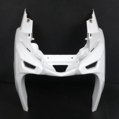 Spoiler tablier avant P2R pour scooter Yamaha 50 Aerox Après 2013 blanc Neuf