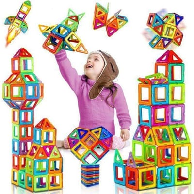 Bouwspeelgoed - GIGICIAL - 40 stuks - Magnetische blokken - 3-6 jaar - Unisex