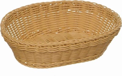 Buffetmand ovaal "profi line", 25x19xh6,5 cm, beige