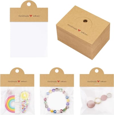 100x Sieraden Tassen Doorzichtig - Kleine Verpakking Zakjes voor Armbanden, Sleutelhangers & Knutselprojecten